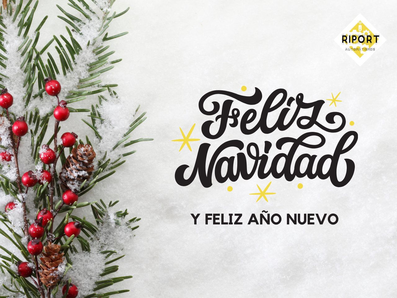 Riport te desea unas felices fiestas Riport te desea unas felices fiestas